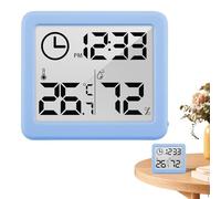 Hygromètre numérique - Thermomètre hygromètre numérique d'intérieur - Thermomètre électronique et hygromètre LCD pour le bureau à domicile