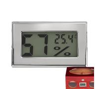 Hygromètre pour cave à cigares, hygromètre numérique pour cave à cigares | Petit humidimètre précis, | Jauge de température numérique, moniteur Portable d'humidité et de température pour serre, jardin