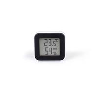 Hygromètre Thermomètre Digital Aimanté - Température Intérieure, Humidité | HygroThermo mesure température, magnet noir, écran LCD, support, crochet, aimant intégrés, HCN0074