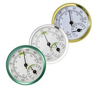 Hygromètre Thermomètre Mini à Aiguille, 3 Pièces, Métal