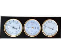HygromèTre ThermomèTre Mural IntéRieur Station MéTéO Analogique Murale oe | Station Météo Analogique Murale 3 en 1 Baromètre Thermomètre Hygromètre en Bois Appareil Météorologique Mécanique Sans Pile
