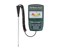 Hygromètre vert en acier inoxydable | Moniteur de sol multifonction en acier inoxydable pour moniteurs environnementaux agricoles pour une utilisation dans les