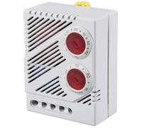 TRU COMPONENTS Combinaison hygrostat-thermostat pour armoire TC-NTL 78-M01 (L x l x H) 77.5 x 60 x 37.5 mm 1 pc(s)