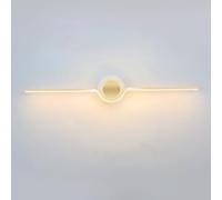 HYJAUSXB Applique Murale linéaire Moderne à Del avec éclairage LED 3000K Chaud au-Dessus du Miroir, Lampe en Acrylique en Forme de Barre allongée pour Chambre, Salon, Couloir (80 cm | 31,5 po)