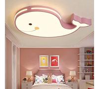 HYJAUSXB Plafonnier Lustre LED Moderne Dimmable avec Télécommande Éclairage Intérieur Forme Dauphin Lampe Suspendue Garçon Fille Chambre d'enfant Salle à Manger Pendentif Salon Pi