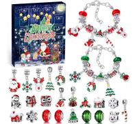 Hymarvo Calendrier de l'Avent 2026 Enfant, Calendrier de l'avent Bijoux Fille 6 7 8 9 10 11 12 13 14 Ans, Calendrier de Noël Bracelet Collier Fabrication Bijoux Enfants Fille Ado Cadeaux de Noël