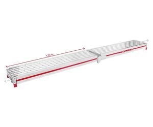 Hymer Alu-Diele ¹TelestegÃ± mittig Teilbar, von 1,24-4,00 Meter, bis 150 kg