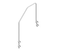 HYMER Dispositif de maintien latéral pour marchepied pour machines, pour nombre de marches 5 Hymer Quantité:1