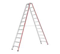 HYMER Escabeau double à marches, 2x12 marches Hymer Quantité:1