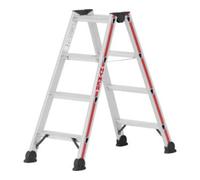 HYMER Escabeau double à marches, 2x4 marches Hymer Quantité:1