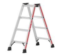 HYMER Escabeau double à marches, 2x4 marches Hymer Quantité:1
