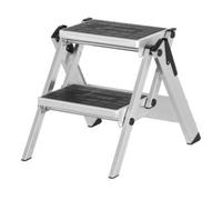 Hymer Sicherheitstreppe ohne Bügel, klappbar, Aluminium, 45 cm Standhöhe
