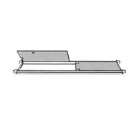HYMER Plate-forme avec trappe d'accès 2,95x0,65 m Hymer Quantité:1