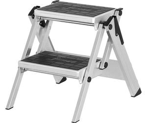 Hymer Sicherheitstreppe ohne Bügel, klappbar, Aluminium, 45 cm Standhöhe