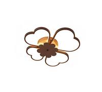 HynJGih Plafonnier de fleur simple Personnalité Art créatif Creative Ferough Fein Chambre Lampe Chaud Home Salon Salon LED Plafonnier(B(White light),50cm)