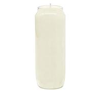 Hyoola 1 Bougie Votive Brûlant 9 Jours - Lot Bougies Religion de 18 cm pour Célébrations Religieuses, Anniversaires, Situations Urgentes - Lot de Bougies Prières Cire Végétale Pot Plastique