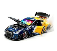 Hyper-Car Réveil de voiture avec écran LED transparent - Horloge numérique moderne - Décoration de bureau avec effets lumineux - B