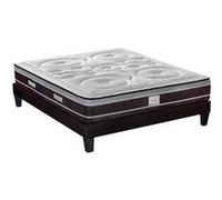 HYPSOM - Ensemble DIVIN 140x200 cm - Matelas Ressorts ensachés + Sommier Bois G