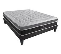 HYPSOM - Ensemble ELEGANCE 140x200 cm - Matelas Mémoire de forme + Sommier Bois G