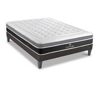 HYPSOM - Ensemble ELEGANCE 90x190 cm - Matelas Mémoire de forme + Sommier Bois G