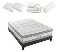 HYPSOM - Pack Prêt à dormir ROYAL 5* 140x200 cm - Matelas Mémoire de forme + Sommier + Accessoires G