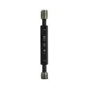 HYQOUKLR Jauge à Tampon filetée, Jauge de Bouchon de Filetage Go/No Go à Double extrémité 6H, Main Droite(M8.0X0.75-6H)