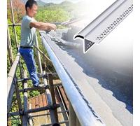 HYQOUKLR Larmiers, Lignes d'égouttement en métal for l'équilibre de Toit de gouttières de Pluie Moulant la Protection de Mur de Tortue imbriquée de 3.3-33 pi(13.1ft/4.0m)