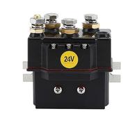 HYRBNSDLK Contacteur CC 400A 2PDT, Tension de Bobine 12V 24V 36V 48V 60V, treuil électrique for contrôler la Rotation Avant et arrière du Moteur(24v)
