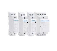 HYRBNSDLK Mini contacteur Domestique modulaire AC 220 V 230 400 20 A 25 A 40 A 63 A 1 NO NC 2 NO 4 NO NCH8 triphasé(Nch8-63,2NO)