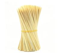 Hysagtek Lot de 400 brochettes en bambou pour kebab, 15 cm, pics à fruits, aliments pour barbecue, apéritif, cocktail, kabob, fontaine à chocolat