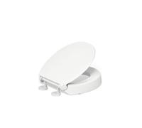 Hyten Lunette WC surélevée à fermeture silencieuse Blanc