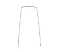 HYTROVE 50 Piquets de Sol en Métal Galvanisé de U pour Fixation Solide, 50pcs pour Usage Extérieur et Jardinage