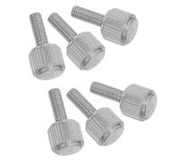 HYTROVE 6 Vis Moletées Argentées pour Étrier de Précision, Lot de 6 Pièces en Métal Haute Dureté, Vis de Blocage pour Outil de Mesure, Remplacement Facile pour Usage Quotidien
