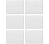 HYTROVE 6pcs Pochettes Plastiques pour Cartes Adhésives Transparentes en PVC Résistantes à l'eau pour Permis de Stationnement et Articles Papier Étagères D'entrepôt