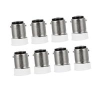 HYTROVE Adaptateur De Culot B15 Vers E14 Led Certifié, Convertisseur Ampoule Led Blanc, Compatible Éclairage Intérieur Et Atelier, Lot De 8 Pièces, Utilisation Solide