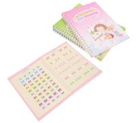 HYTROVE Cahier D'exercices de Calligraphie Papier Rainuré et Stylo pour Garçon et Filles pour Entraînement à Écriture Fluide et Apprentissage à Domicile