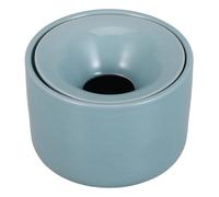 HYTROVE Cendrier en Céramique Vintage pour Salon et Bureau avec Couvercle Anti-Cendres et Construction Stable Résistant Vent D'entonnoir Décoratif