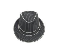HYTROVE Chapeau de Jazz LED Clignotant Blanc en Plastique pour Soirée Halloween et Night Proms, Style Fashion Lumière Stroboscopique pour Fête et Déguisement