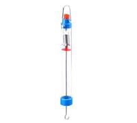 HYTROVE Dynamomètre Mécanique Cylindrique, 25n/2500g avec Crochet Suspendu Balance à Ressort en Acier Inoxydable et Plastique, Rigide avec Calibrations Claires pour Expériences