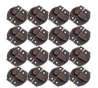 HYTROVE Fermoir Métallique Vintage 24pcs avec Vis, Loquets pour Boîtes en Fer, Stabilité et Usage Longue Durée, pour Bricolage et Boîtes à Bijoux Rétro
