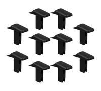 HYTROVE Interrupteur à Échelle Télescopique en Plastique Noir, Bouton de Remplacement 10pcs, Structure Stable, Résistant à L'usure pour Maison et Bureau