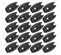 HYTROVE Isolateurs de Fil de Clôture Électrique et Connecteurs d'angle en Plastique pour Poteaux, Lot de 30, Accessoires pour Clôtures Agricoles et Élevage en Extérieur