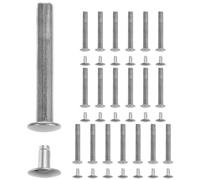 HYTROVE Kit de Réparation pour Éventail Pliant 20 Sets Rivets en Acier Inoxydable Argentés 25mm Fixation Sécurisée pour Projets DIY de Réparation de Ventilateurs
