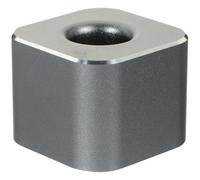HYTROVE Porte-stylo Support Stylo Robuste et Créatif en Alliage D'aluminium Cube Trous Ronds Accessoire Simple et Fonctionnel pour Bureau et École