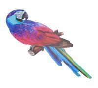 HYTROVE Sculpture Murale Perroquet en Fer pour Décoration Intérieure et Extérieure, Ornement Artisanal Métal Compact pour Salon, Jardin, Applique Murale Décorative Réaliste, Art Mural