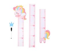 HYTROVE Sticker Mural de Mesure de Taille Design Animaux Cartoon pour Garçon et Filles Pvc Amovible Décoloration pour Chambre Bébé et Murs Intérieurs