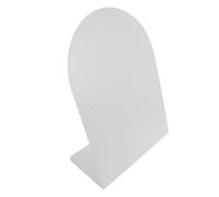 HYTROVE Tableau Mémo Magnétique Décoratif Blanc en Fer, Support de Notes et Rappels pour Bureau et Maison, Design Moderne et Minimaliste, Pratique et Élégant