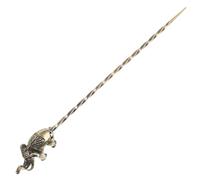 HYTROVE Tisonnier à Cigare en Cuivre avec Poinçon Spiralé, Aiguille Longue pour Nettoyage et Aération, Accessoire Essentiel pour Bar et Amateurs de Cigares