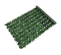 HYTROVE Treillis à Fausses Feuilles Vert en Plastique pour Clôture | Écran de Protection, Balcon et Présentation, Végétal Artificiel Décoratif, Usage pour Objets