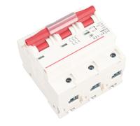 Hyuduo 3P D-Type Miniature Circuit Breaker, 80-100A 400V | Boîtier en plastique thermodurci, bornes à clous fermées en laiton, chambre de coupure optimisée
